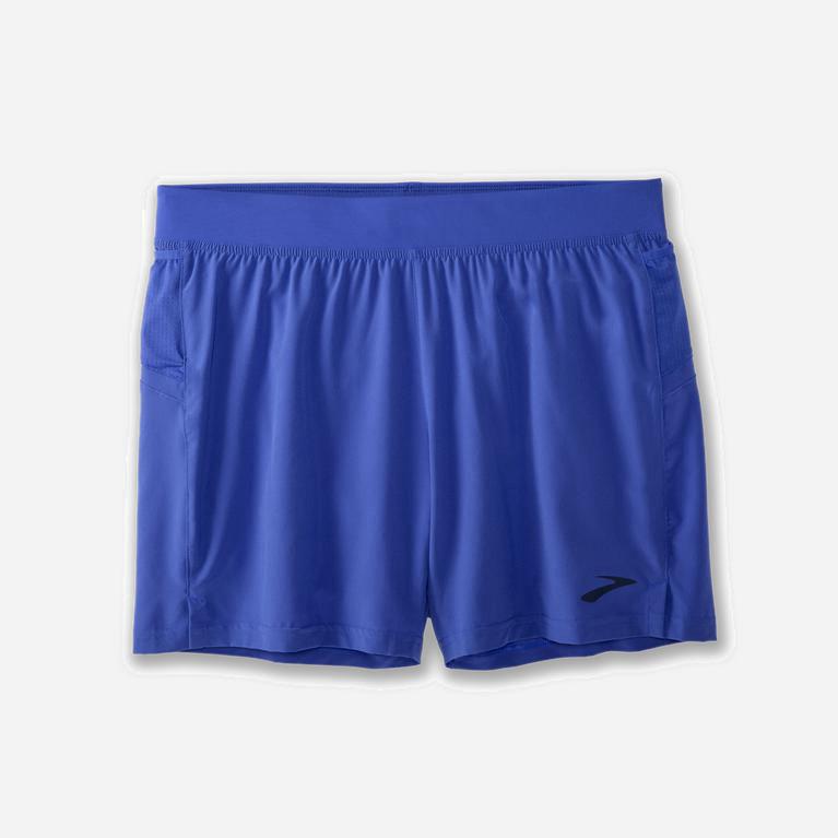 Brooks Sherpa 5 2-In-1 Men's Running Shorts UK Discount - Amparo Blue (JGYNS1849)